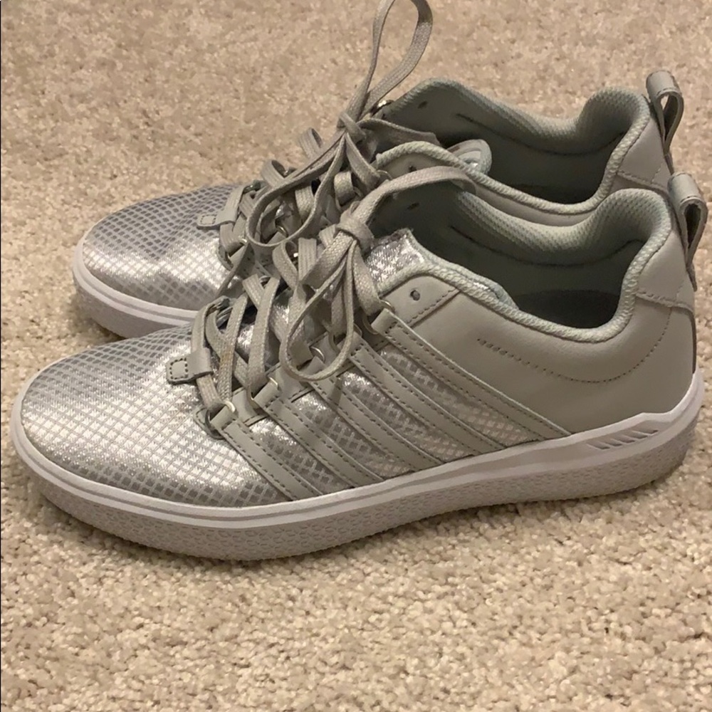 K Swiss Metallic Silver